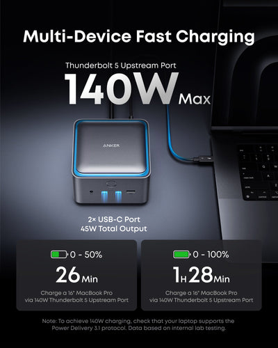 Anker Prime TB5 Docking Station (14-in-1, 8K, Thunderbolt 5 )