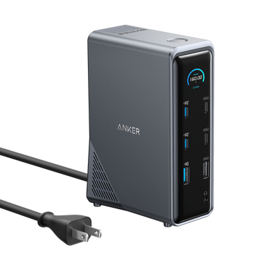 Anker Prime Charging Docking Station (14-in-1, Dual Display, 160W)