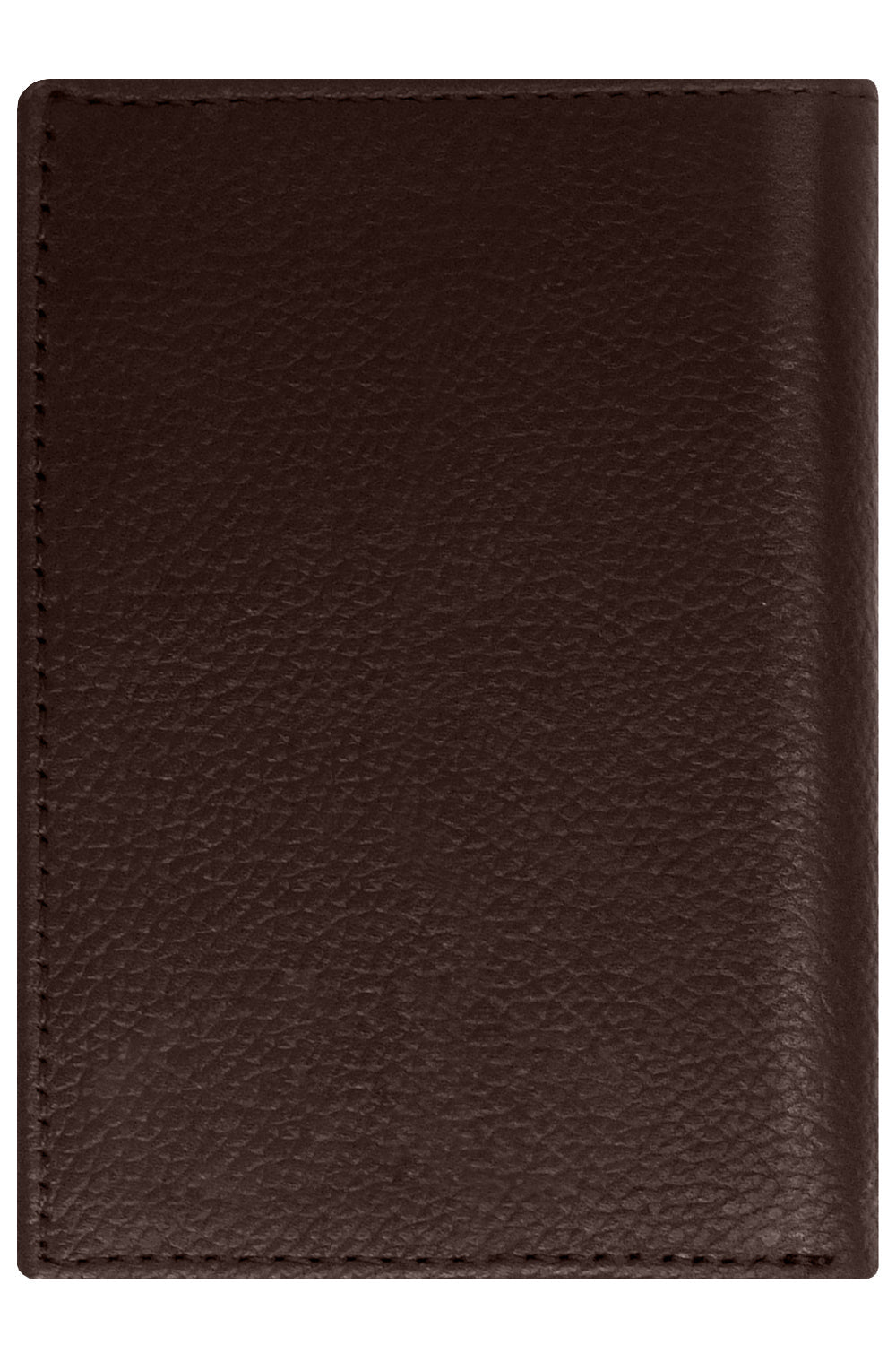 Leather Trifold RFID Wallet with Flip-Up ID