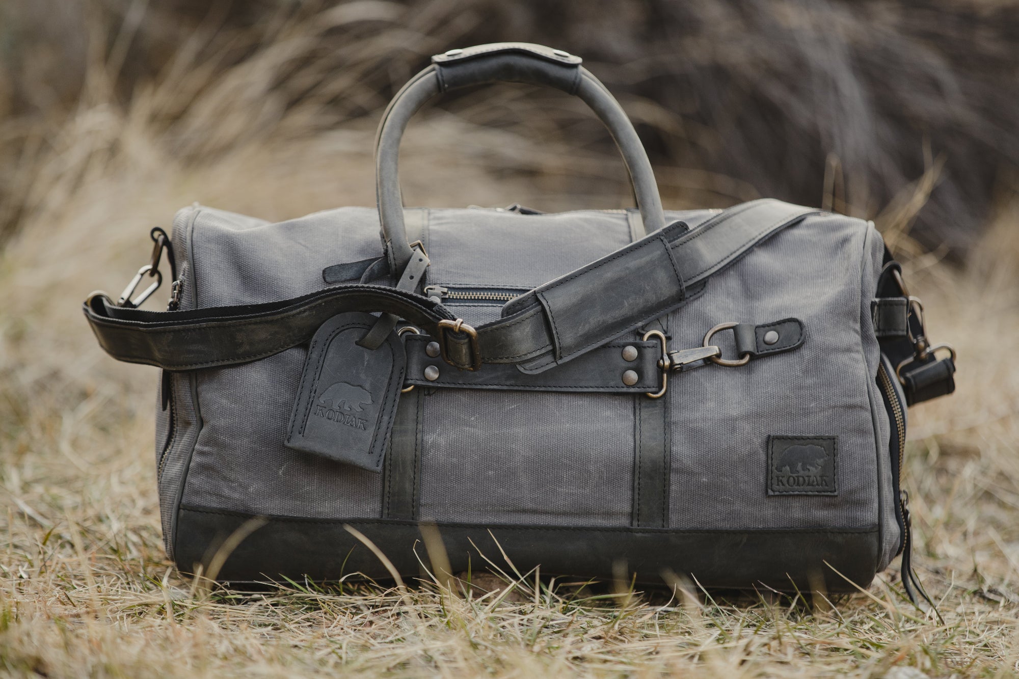 45L Canvas Weekender Bag