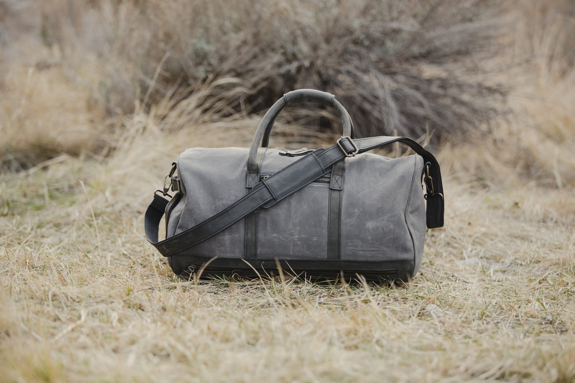45L Canvas Weekender Bag