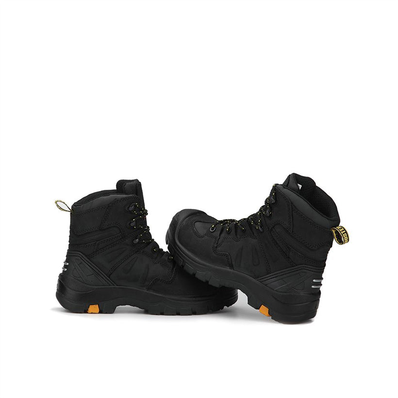 Woodland Black 6 inch Composite Toe Leather Work Boots AK609