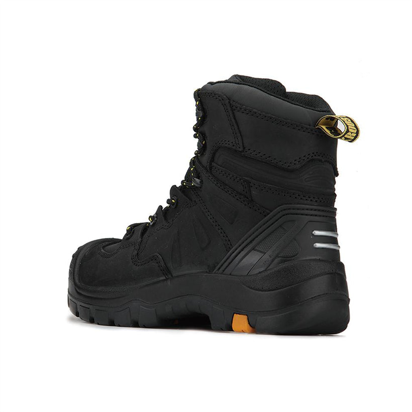 Woodland Black 6 inch Composite Toe Leather Work Boots AK609