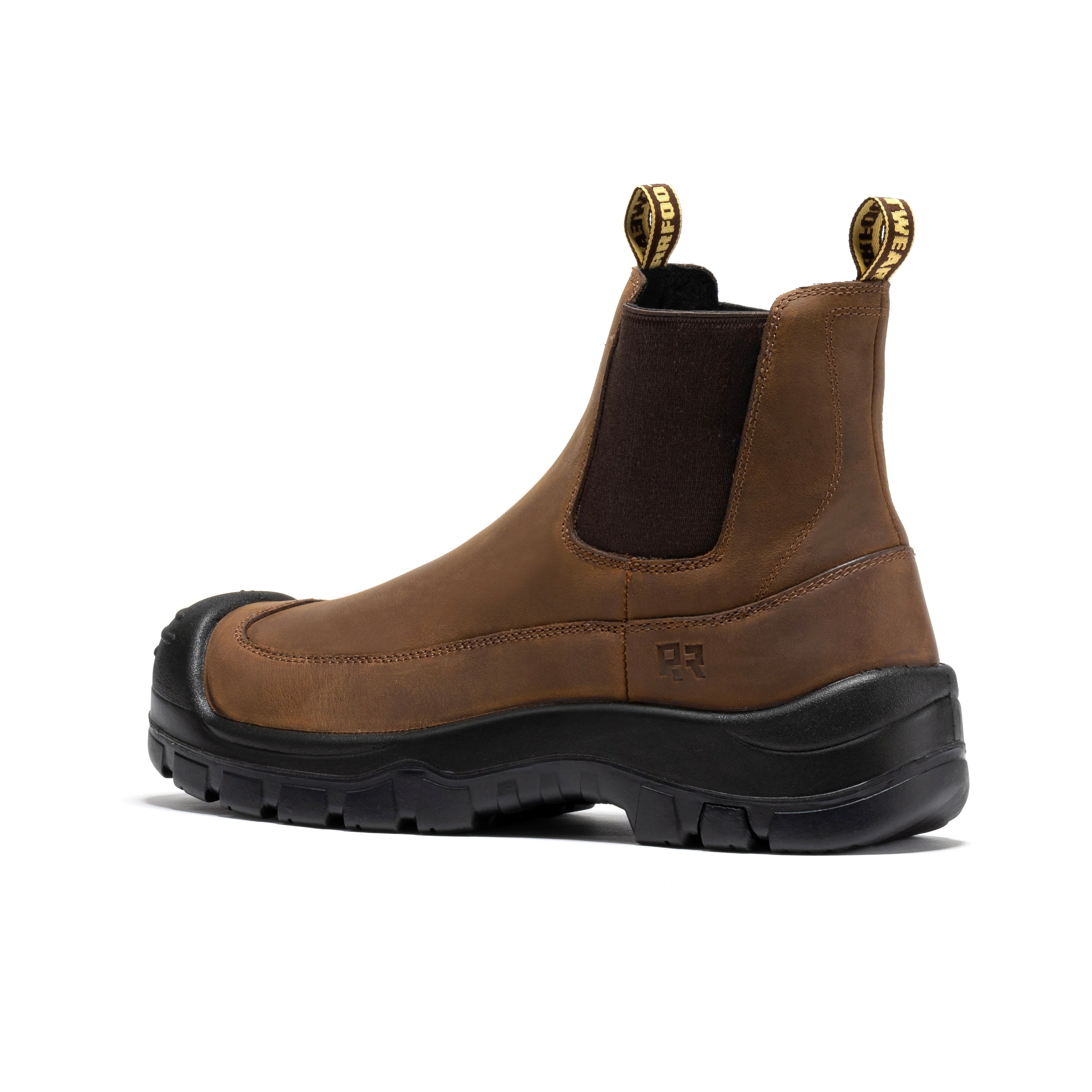 Woodland Brown 6 inch Composite Toe Pull-on Leather Work Boots AK664