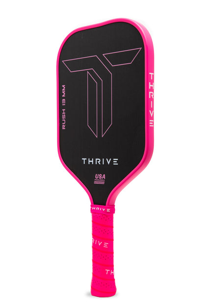 RUSH 13  SINGLES (PINK)  Includes custom weight card, paddle cover, paddle eraser, and lead weights.