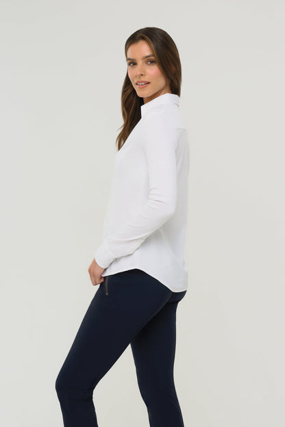 Nikki Longsleeve Pique Shirt