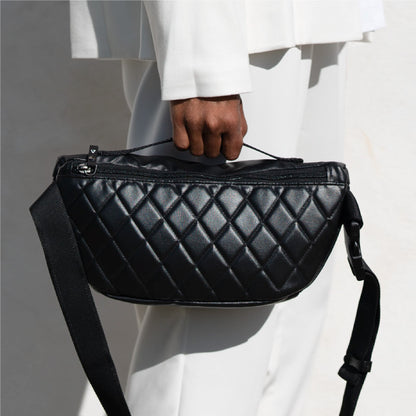 The Bum Bag - Onyx Un-Leather