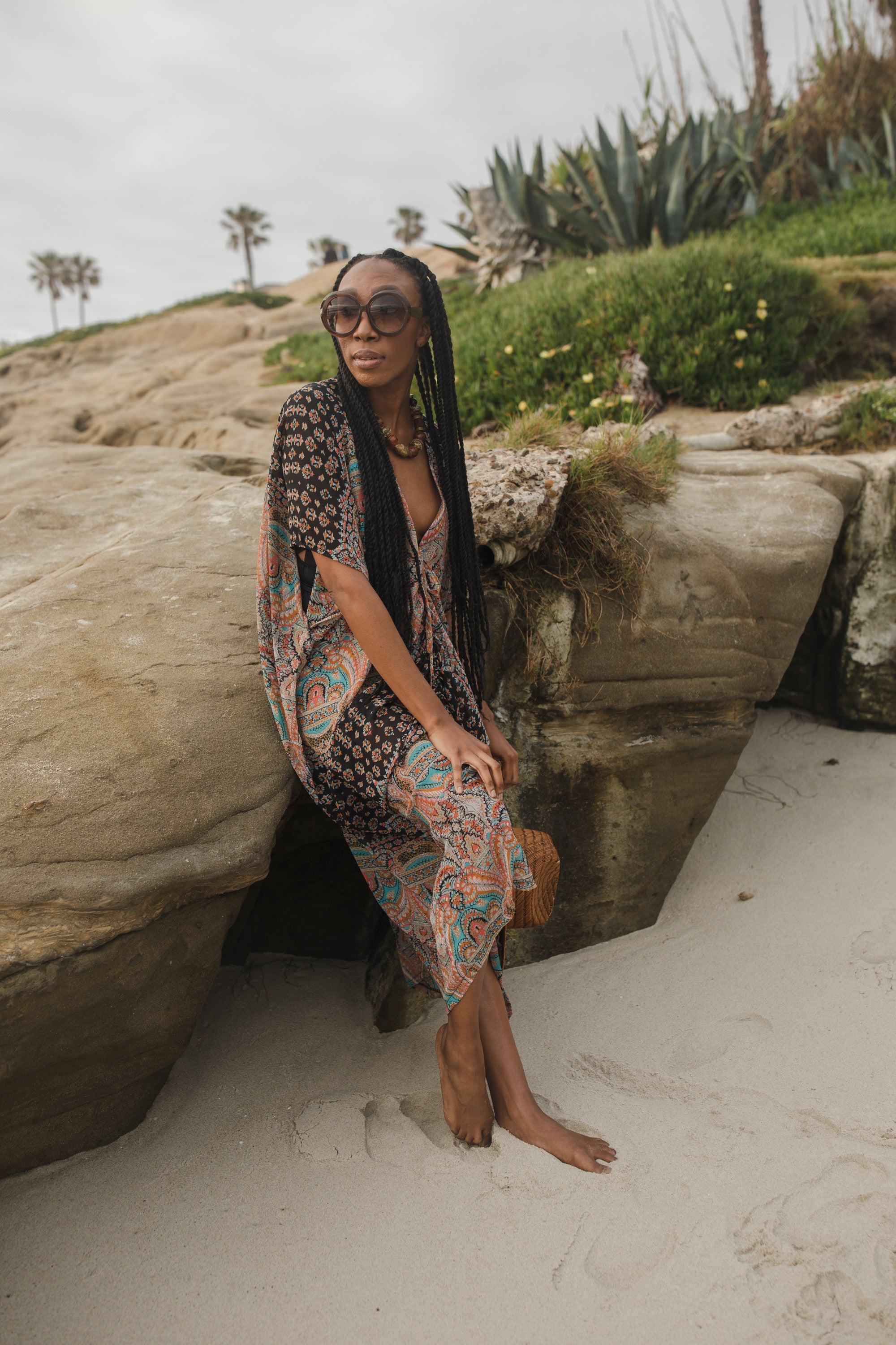 Actius Caftan Kaftan Dress in Taj