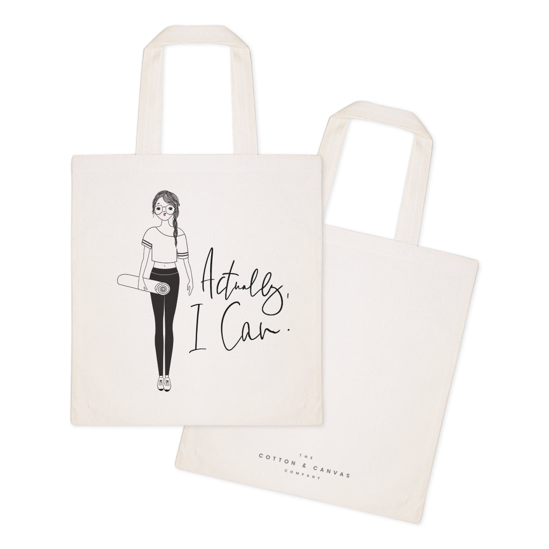 Actually, I Can Cotton Canvas Tote Bag