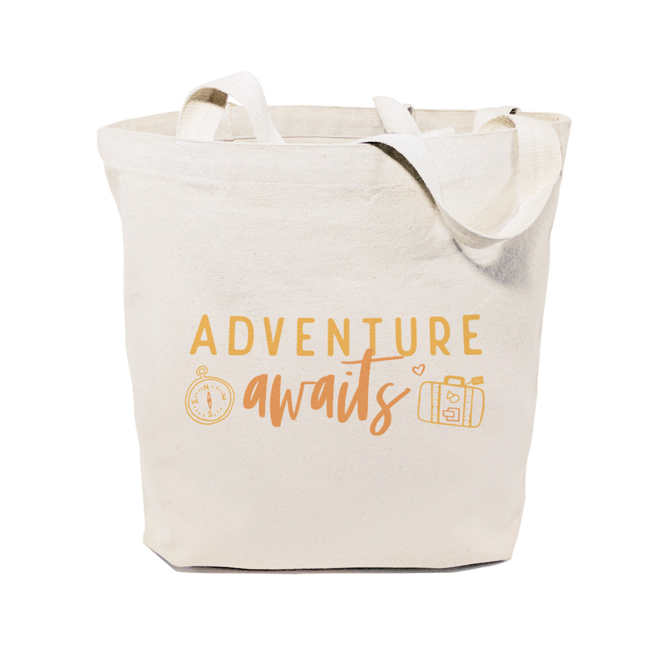 Adventure Awaits Cotton Canvas Tote Bag