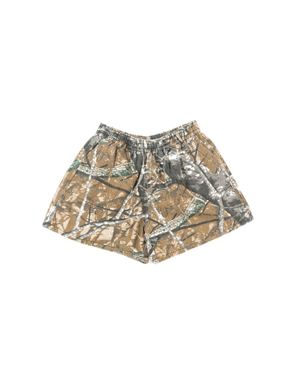 Camo Day Shorts – Elastic Waist & Utility Pockets
