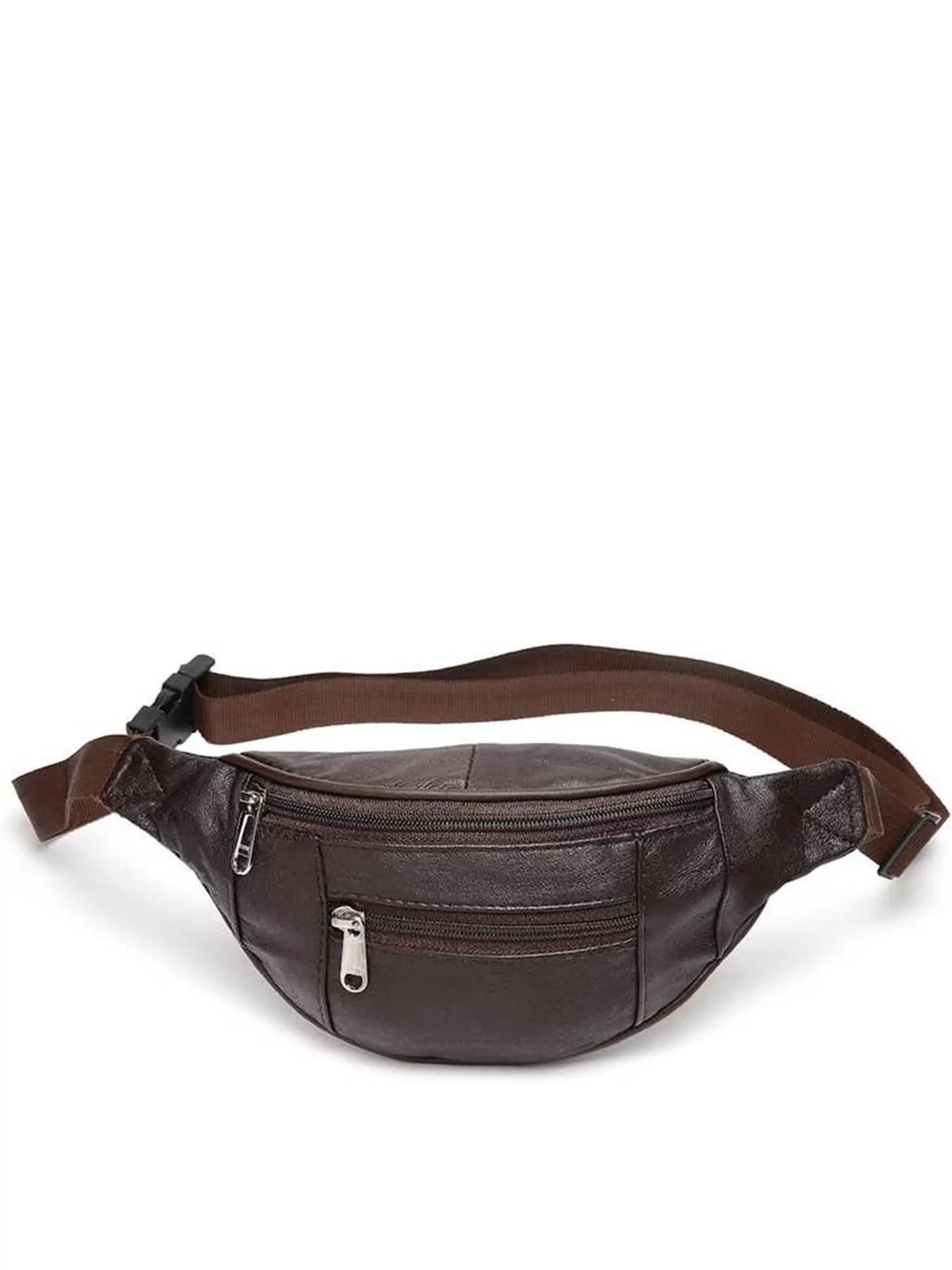 Arthur Sheep Nappa Leather Brown Fanny Bag