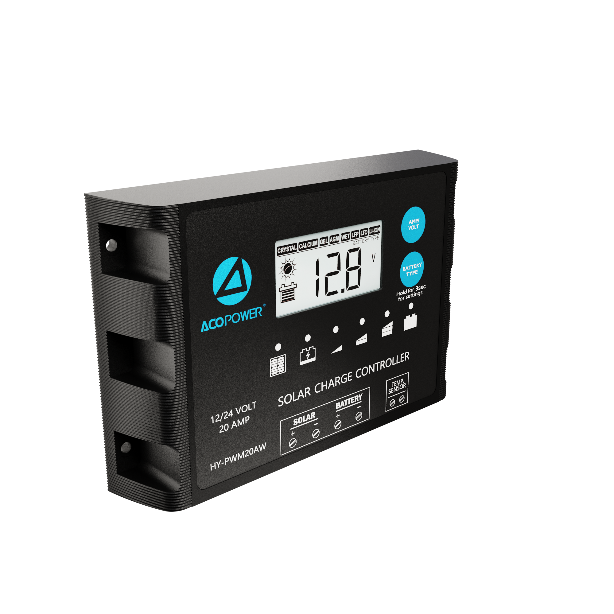 ACOPOWER ProteusX 20A PWM Charge Controller