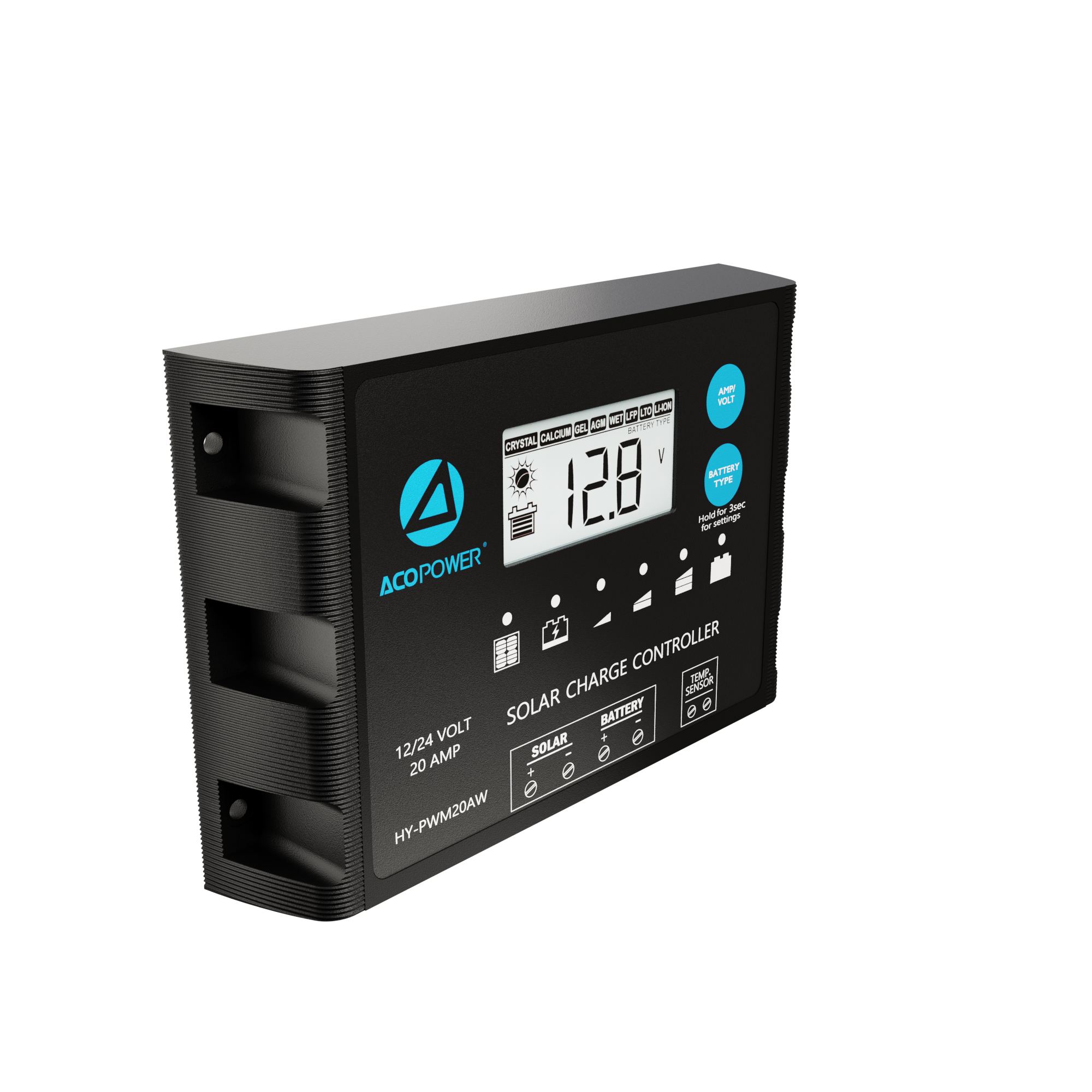 ACOPOWER ProteusX 20A PWM Charge Controller