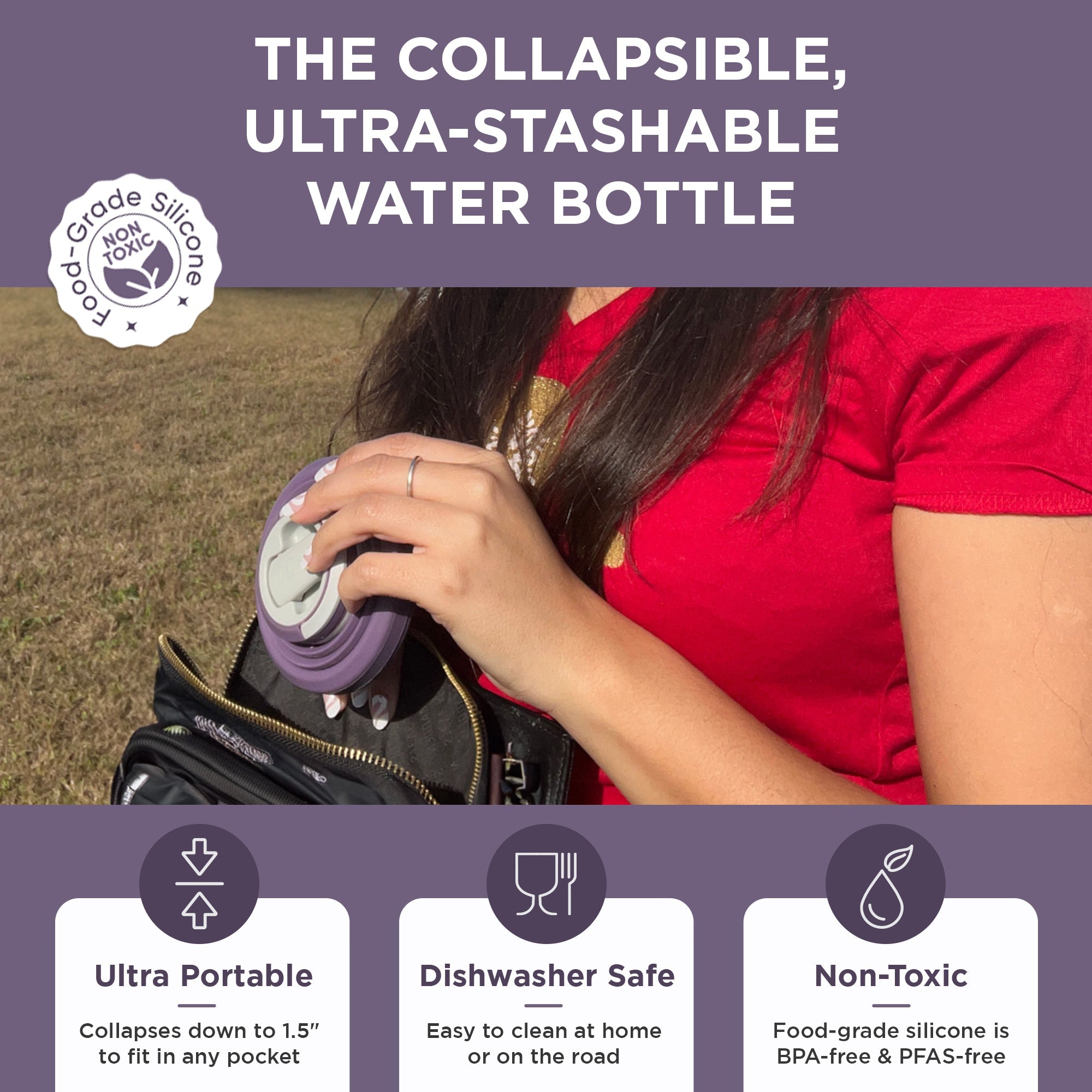 Collapsible Water Bottle | 25oz