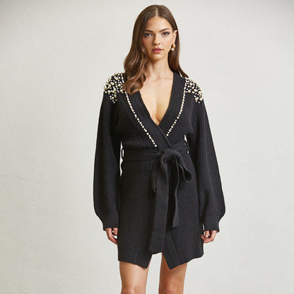 Sapphire Softness Sweater Dress