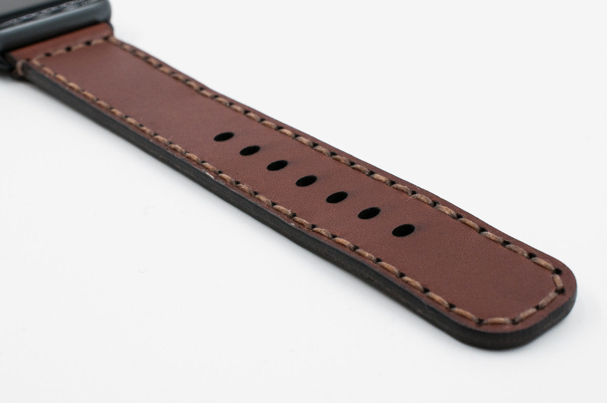 Apple Watch Strap Med Brown-Explore