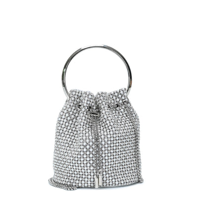 The Zafira Rhinestones & Pearls Evening Bag