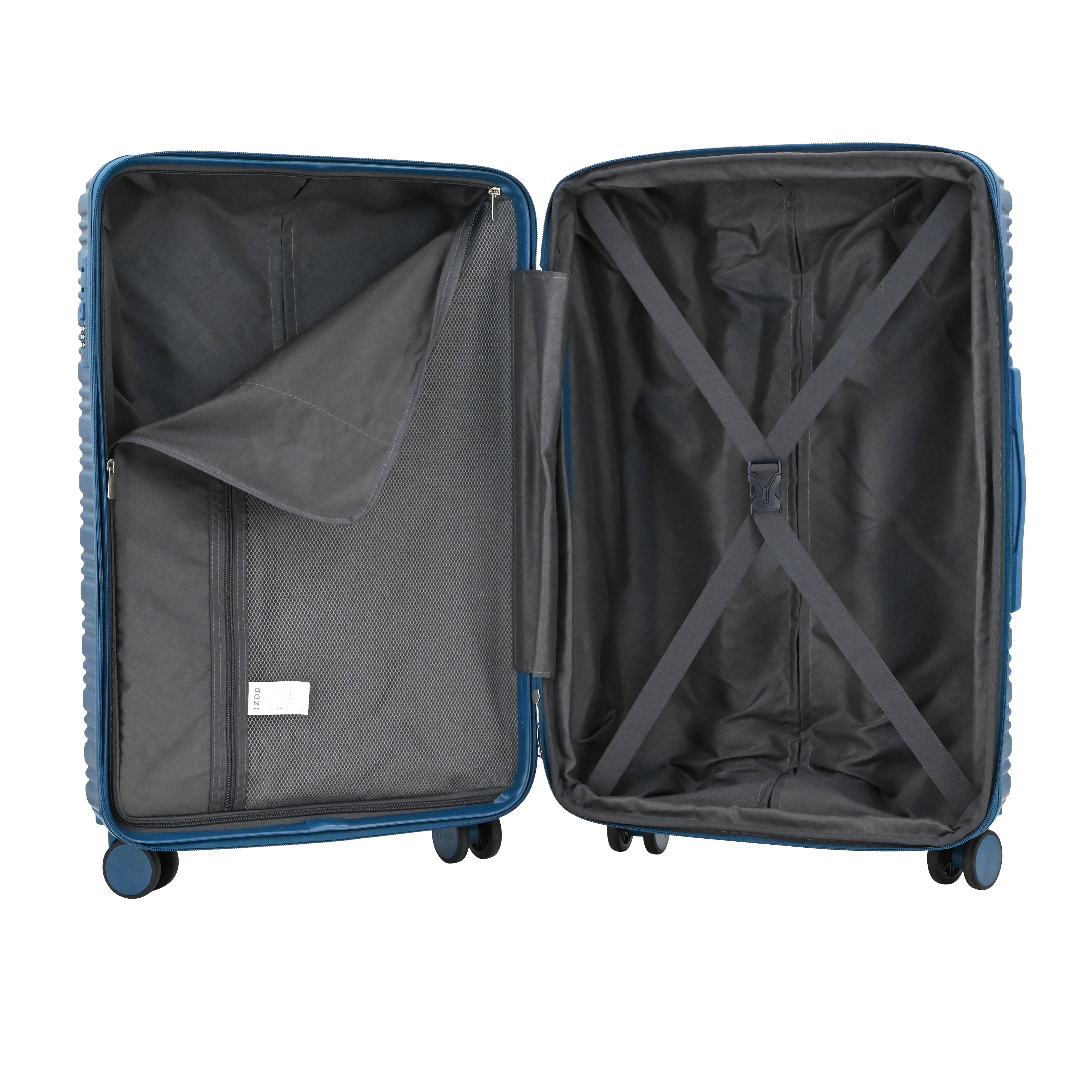 IZOD Camellia 3 Piece Luggage Set with Combo Lock