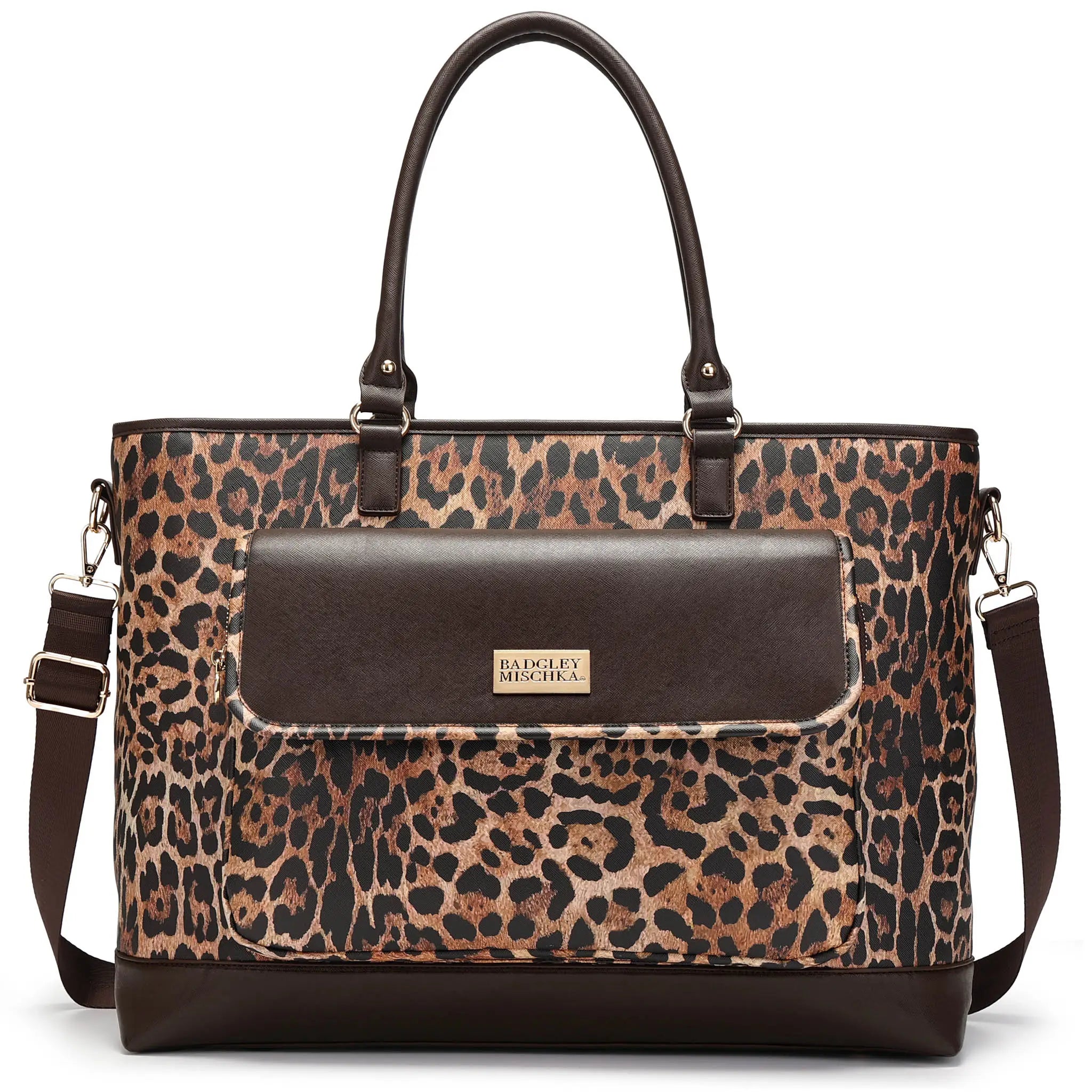 Leopard Lux 30L Weekender Duffel Bag