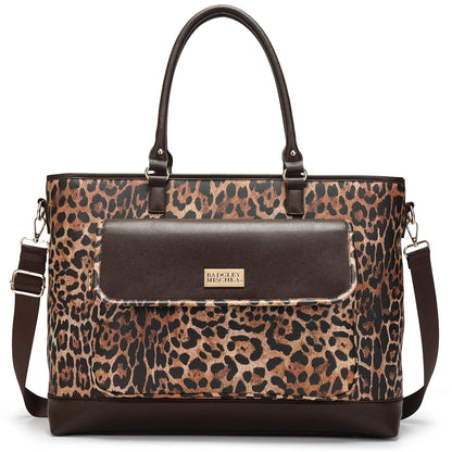 Leopard Lux 30L Weekender Duffel Bag