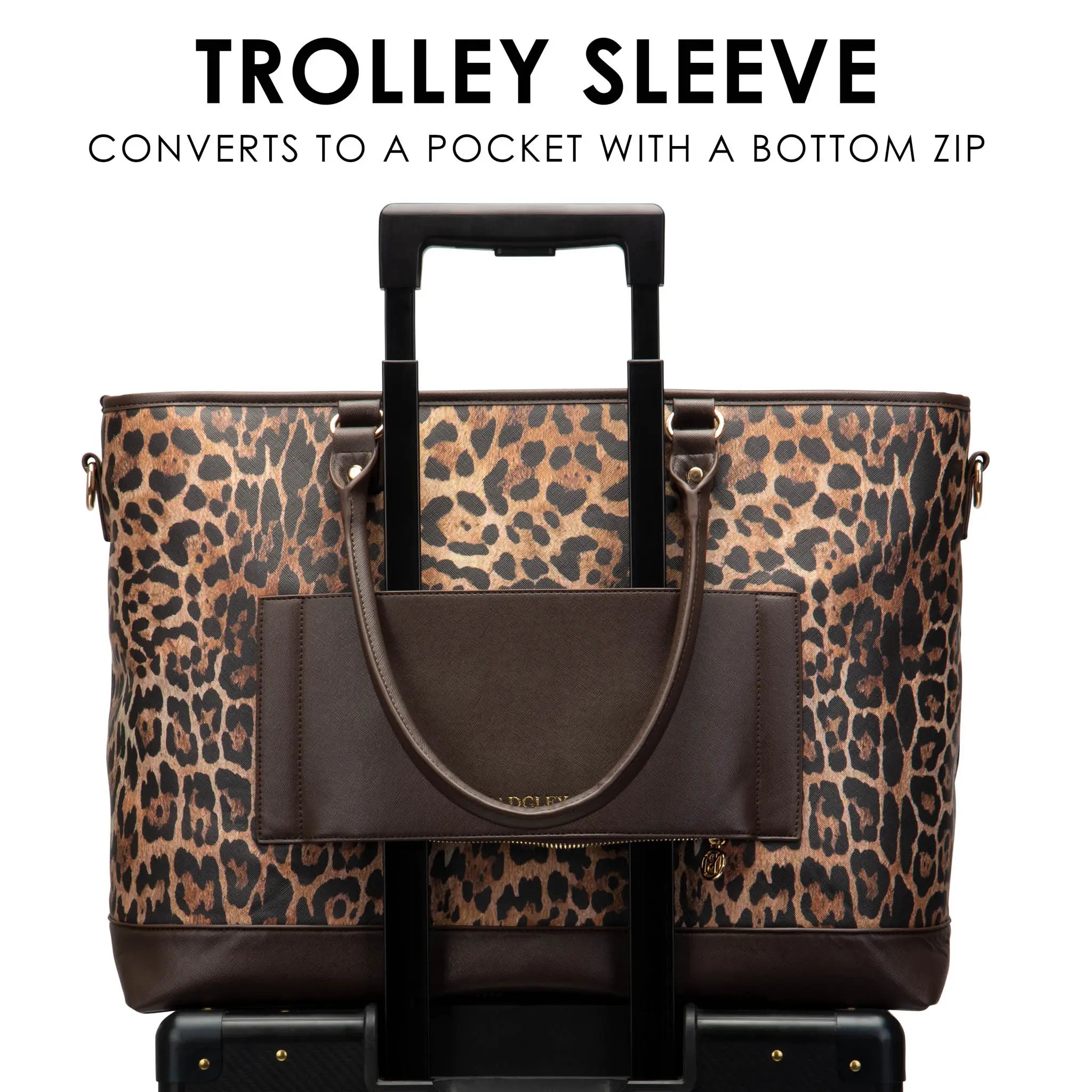 Leopard Lux 30L Weekender Duffel Bag