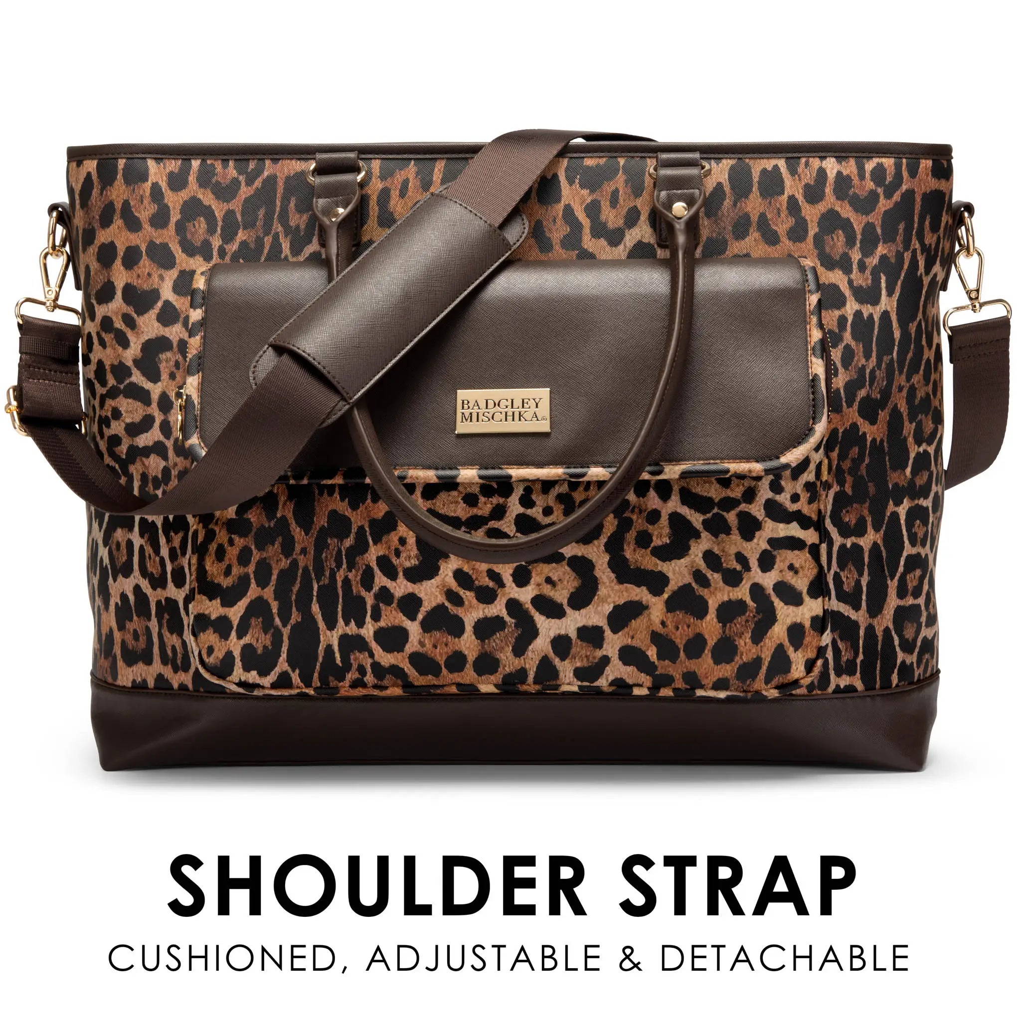 Leopard Lux 30L Weekender Duffel Bag