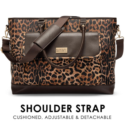 Leopard Lux 30L Weekender Duffel Bag