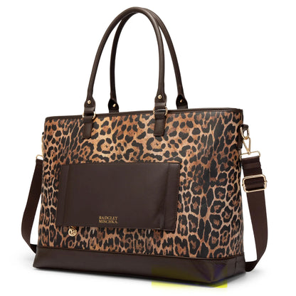 Leopard Lux 30L Weekender Duffel Bag