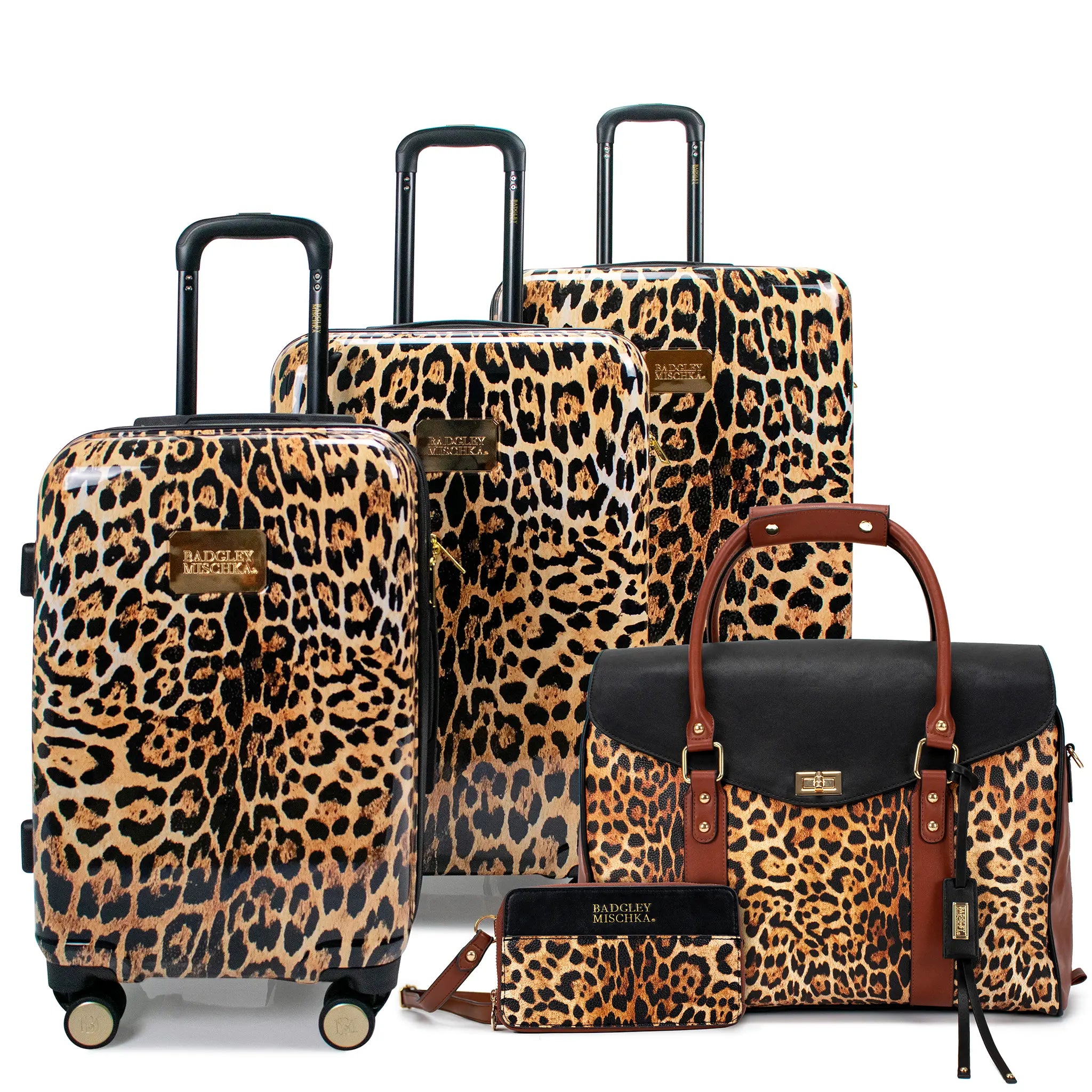 Leopard Luggage Set | Weekender | Sling Bundle