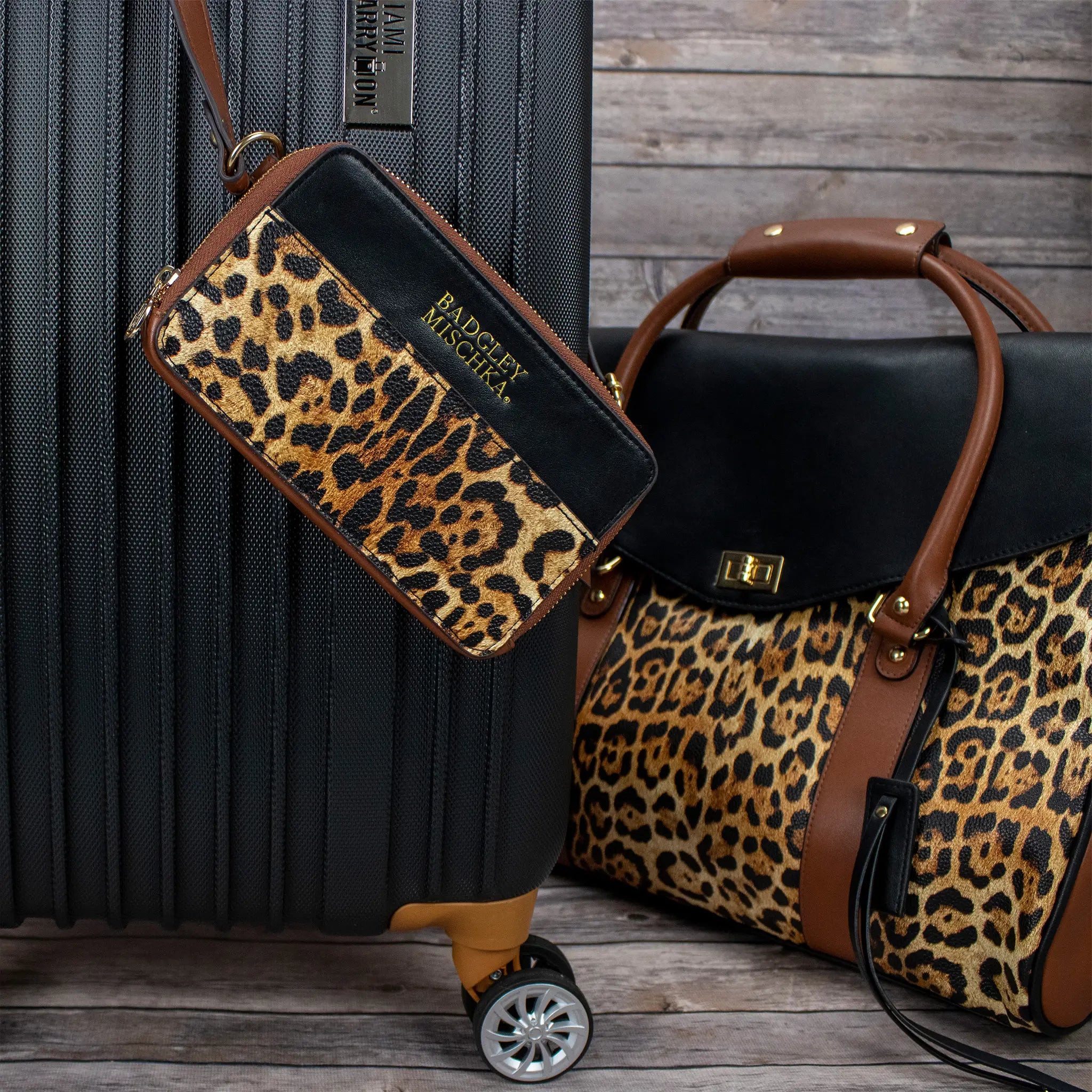 Leopard Luggage Set | Weekender | Sling Bundle