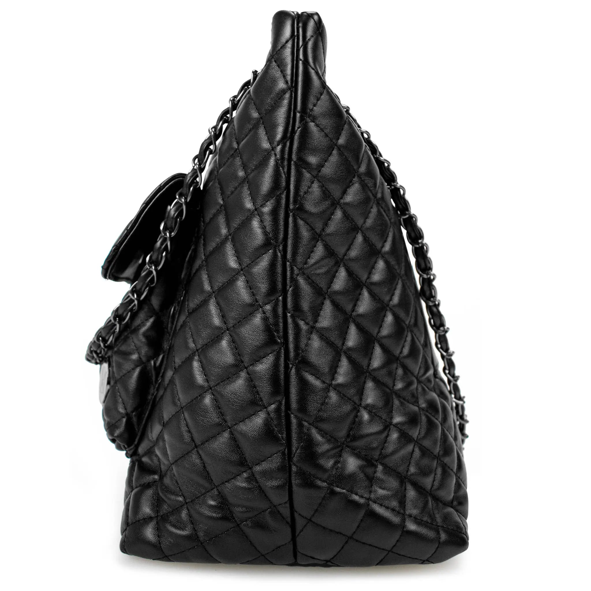 Diana Quilted Vegan Leather Weekender Tote Bag