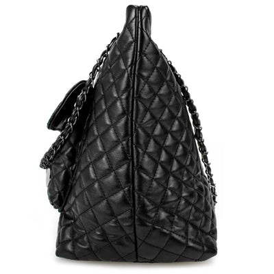 Diana Quilted Vegan Leather Weekender Duffel Bag