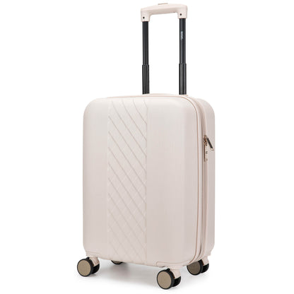 Diamond Expandable Chic Carry-on Suitcase