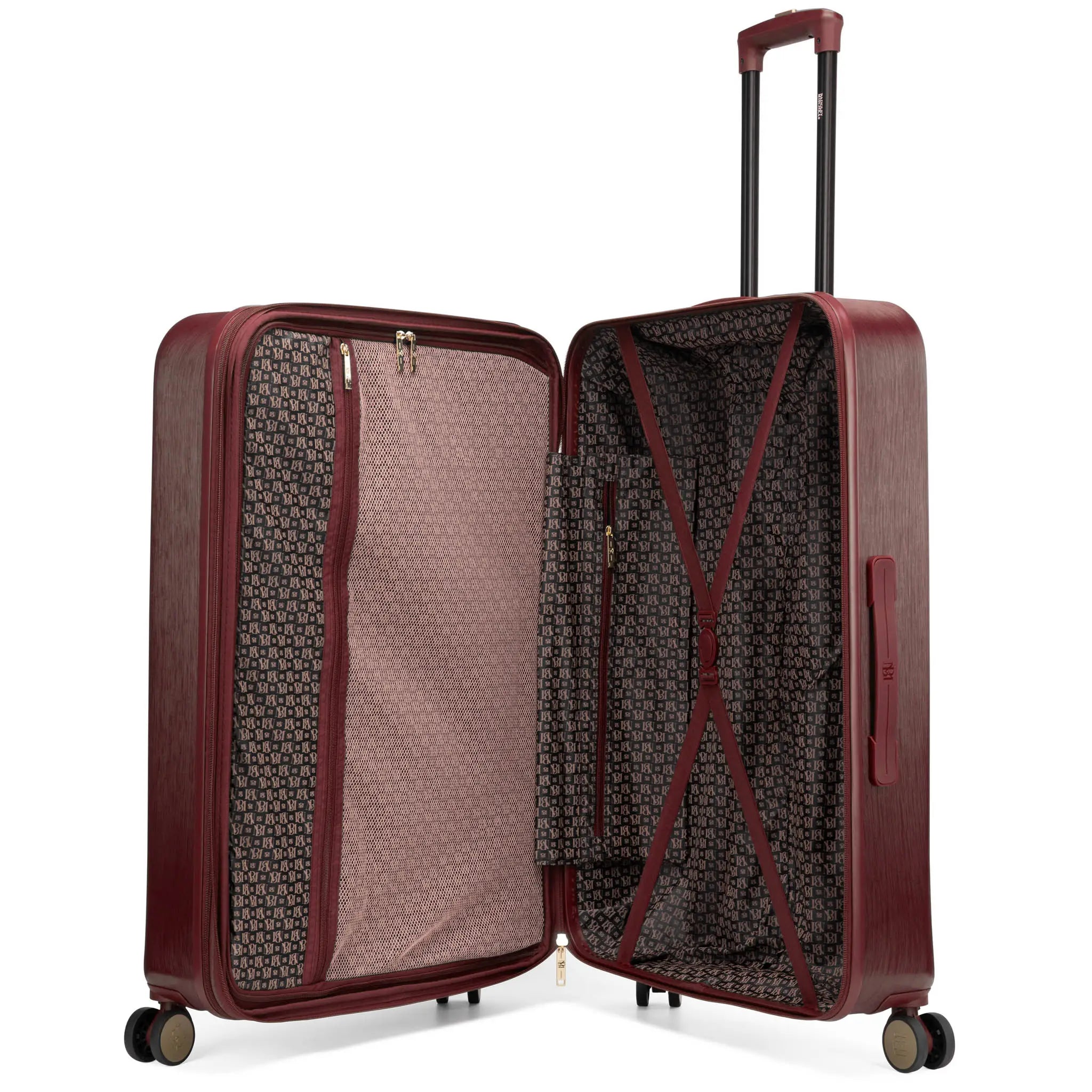 Diamond 3 Piece Expandable Chic Luggage Set