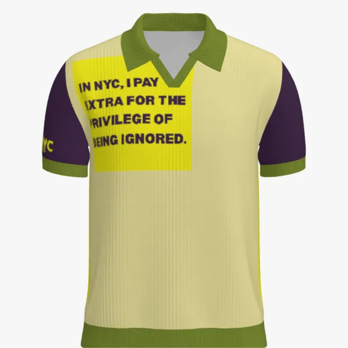 BYMANYC ® NY CARNEGIE HILL Men's Eco Merino V Neck Polo - Urban Style