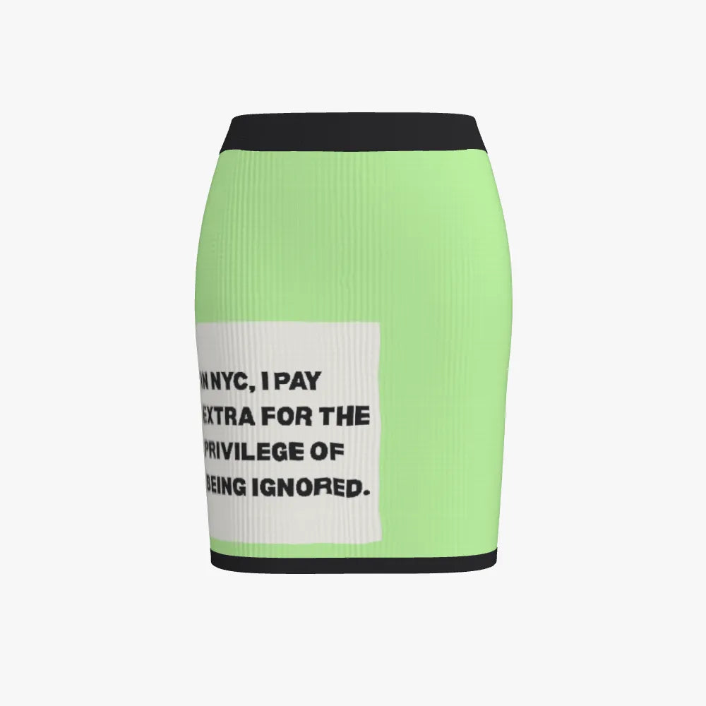 BYMANYC ® NY "Delancey" Vegan Eco Mini Skirt