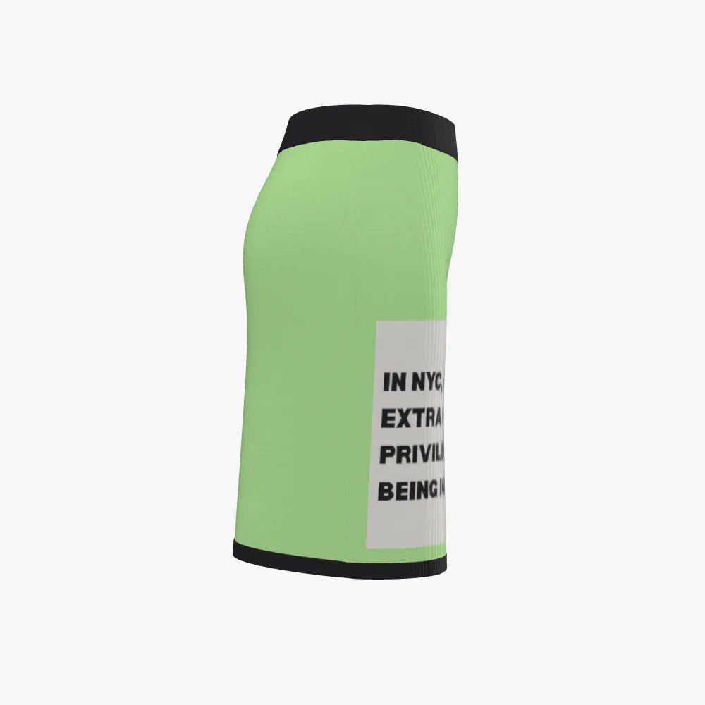 BYMANYC ® NY "Delancey" Vegan Eco Mini Skirt