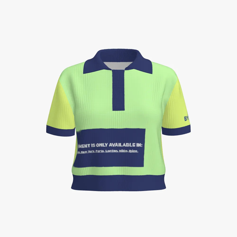 BYMANYC ® NY "Nolita" Eco Cropped Polo Recycled