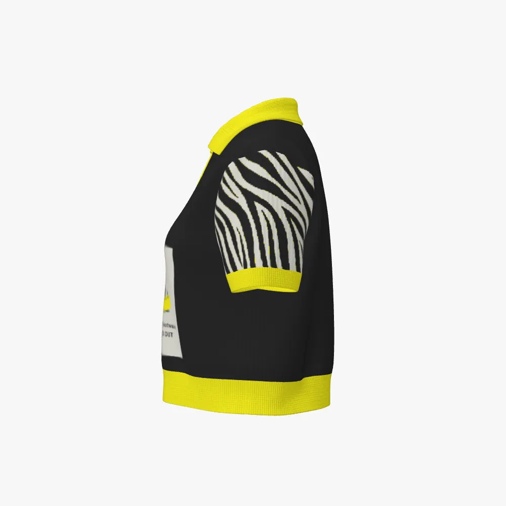 BYMANYC ® NY TRIBECA Women's Eco Merino Cropped Polo Exclusive Design