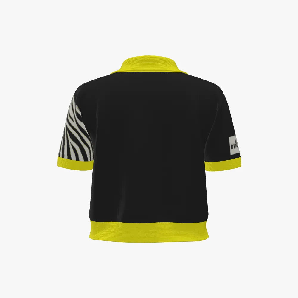 BYMANYC ® NY TRIBECA Women's Eco Merino Cropped Polo Exclusive Design