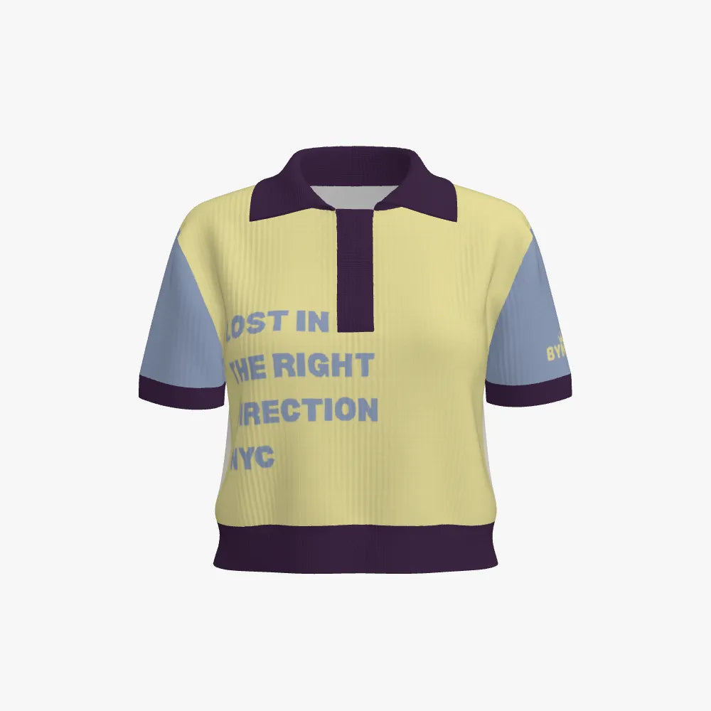 BYMANYC ® New York NOHO Eco Merino Cropped Polo - Conscious Urban Style