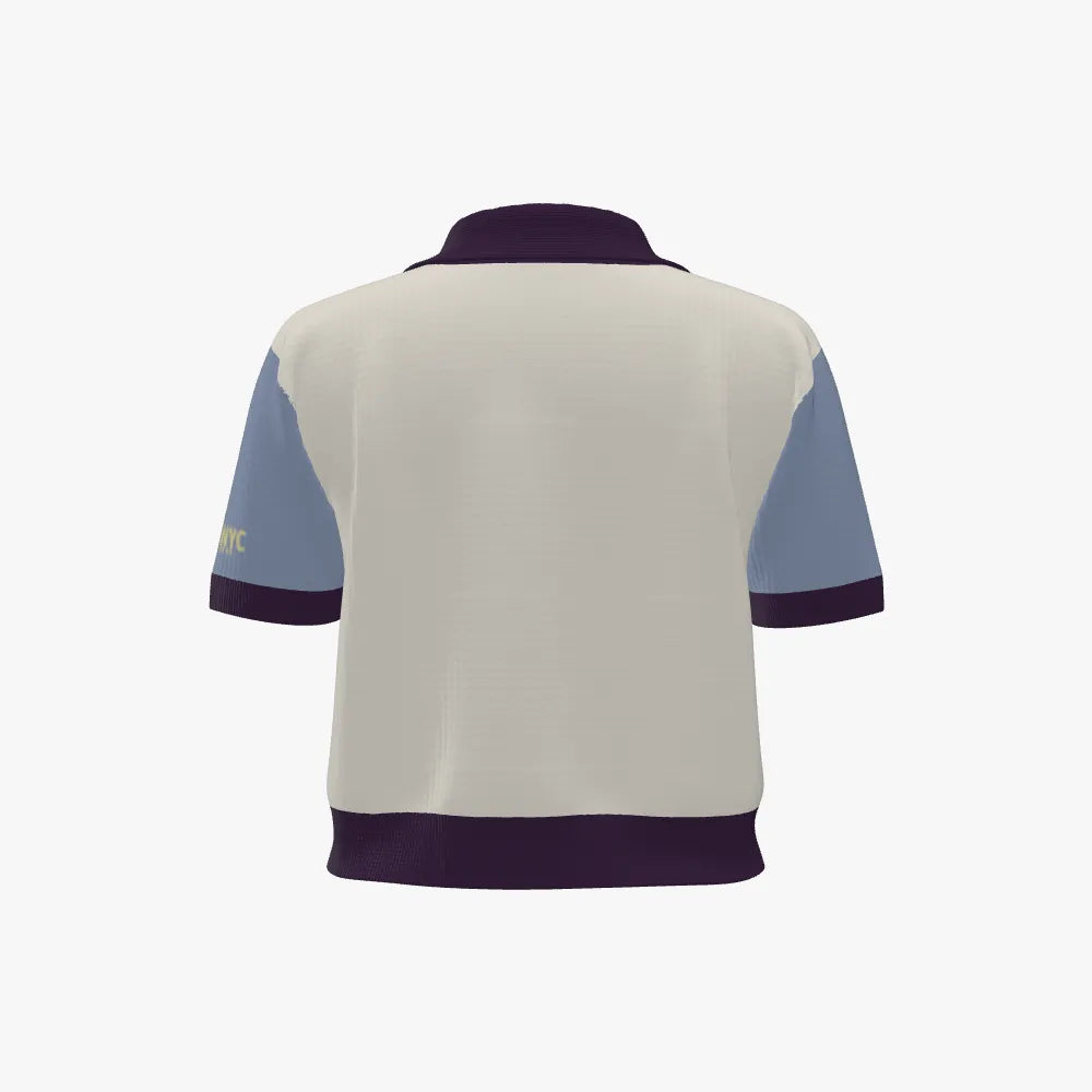 BYMANYC ® New York NOHO Eco Merino Cropped Polo - Conscious Urban Style
