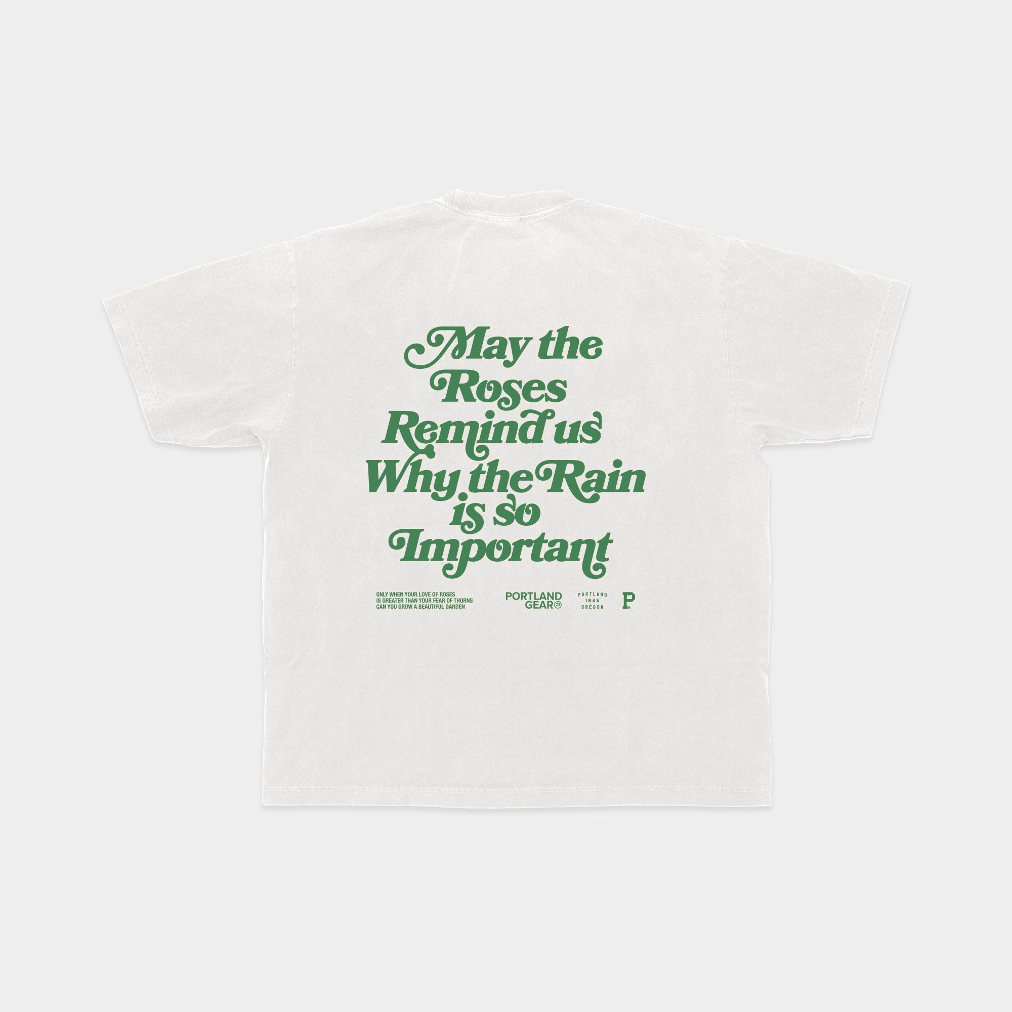 All-American Slogan Tee - Cement