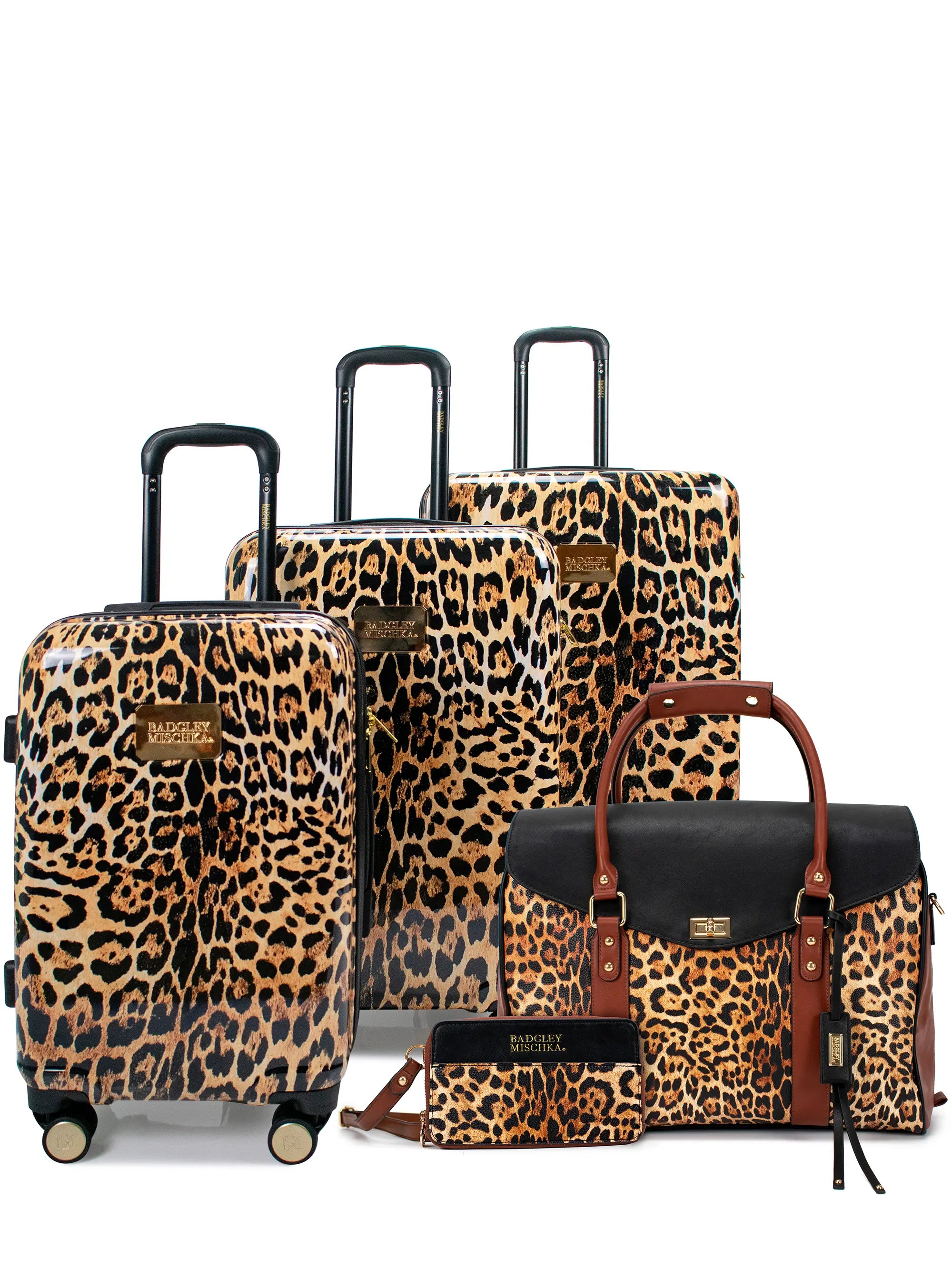 Leopard Luggage Set | Weekender | Sling Bundle