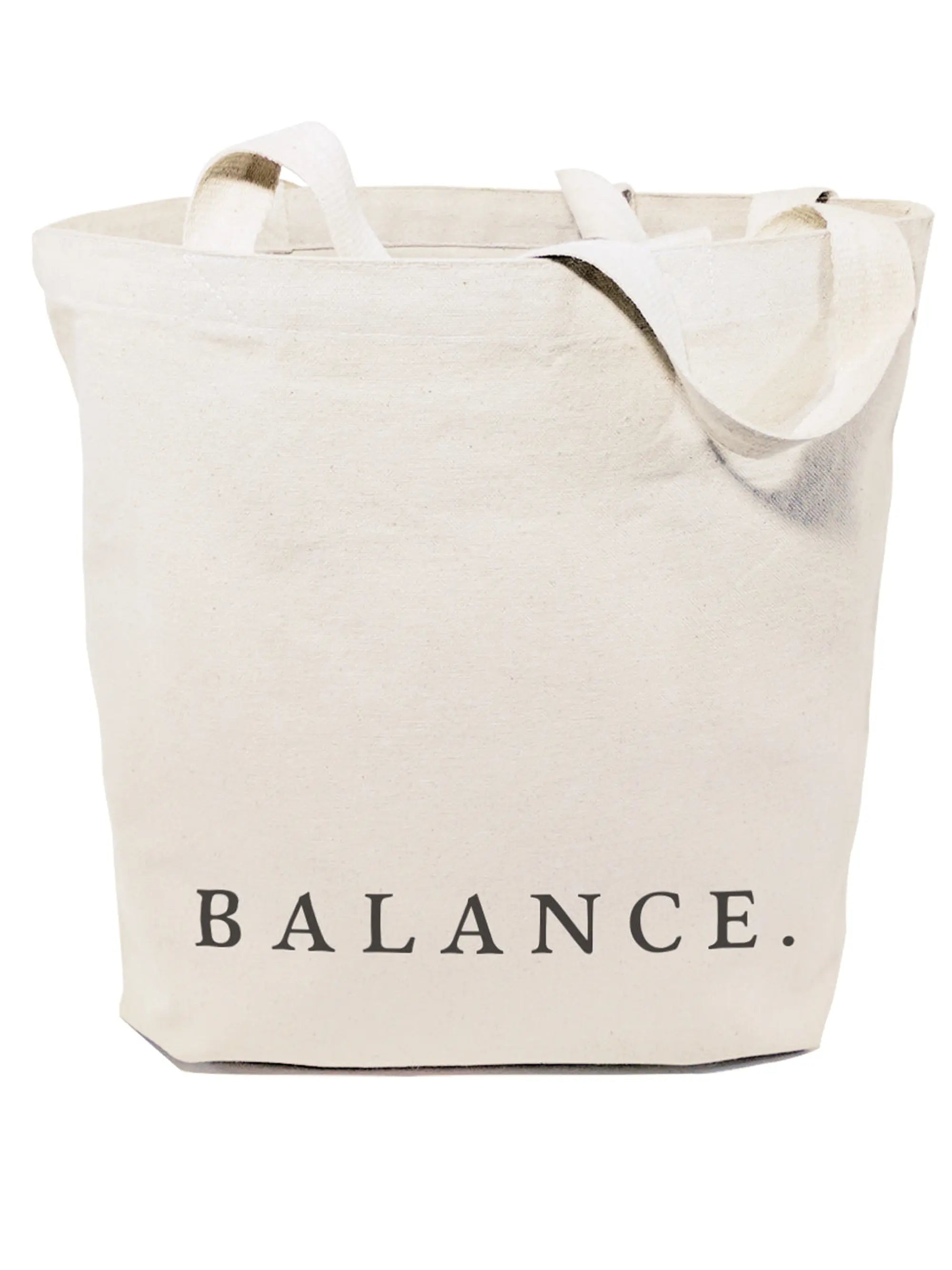 Balance Gym Cotton Canvas Tote Bag