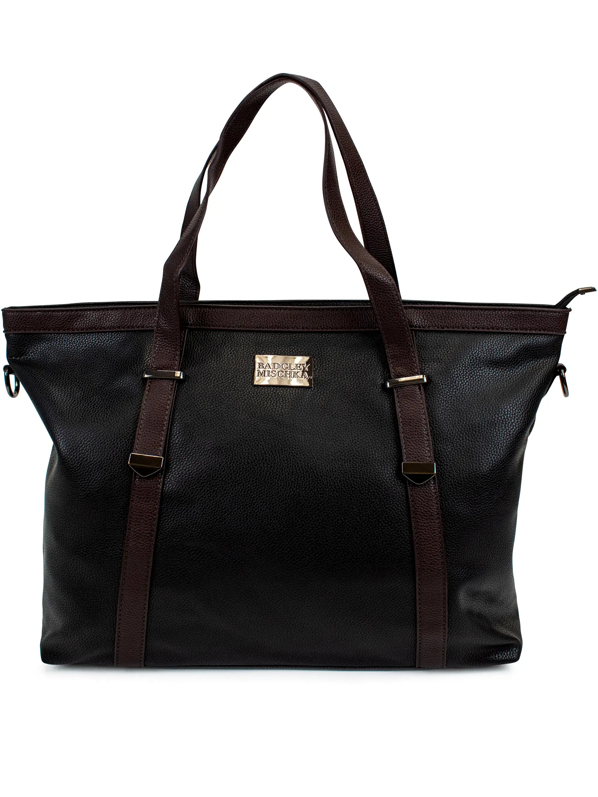 Anna Vegan Leather Weekender Tote Bag