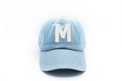 Denim Letter Baseball Hat
