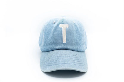 Denim Letter Baseball Hat