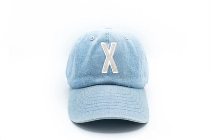 Denim Letter Baseball Hat
